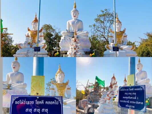 อาจารย์บารมี สร้างเสาไฟถวายวัดต่างจังหวัด